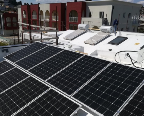 realizzazione impianto fotovoltaico per residence Pescara